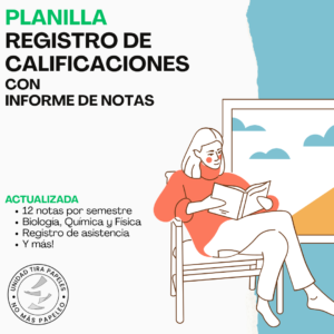 Unidad Tira Papeles - Registro de Calificaciones Actualizada