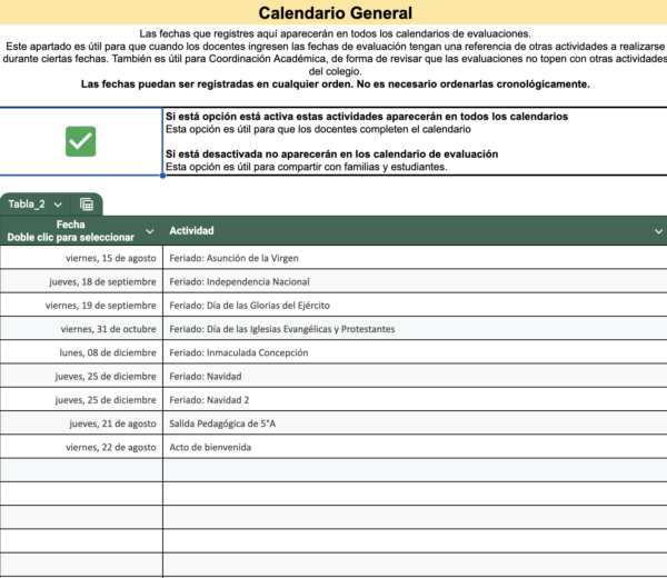 Unidad Tira Papeles - Calendario de Evaluaciones 2025 1