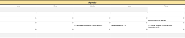 Unidad Tira Papeles - Calendario de Evaluaciones 2025 1