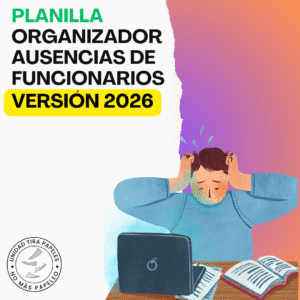 Unidad Tira Papeles - Organizador de ausencias de funcionarios 2026