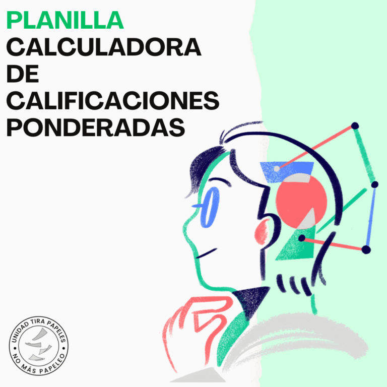 Unidad Tira Papeles - Calculadora de Calificaciones Ponderadas