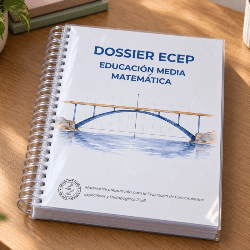 Unidad Tira Papeles - Dossier ECEP Matemática Media portada