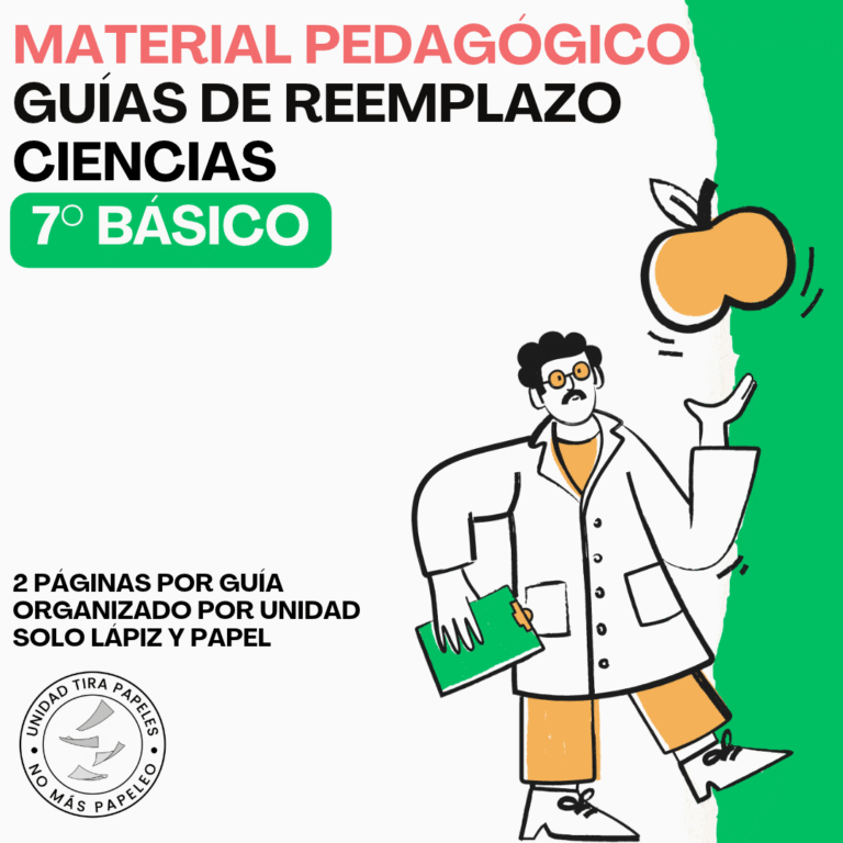 Guías de Reemplazo Ciencias 7° Básico · Portada
