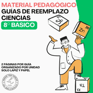 Guías de Reemplazo Ciencias 8° Básico · Portada