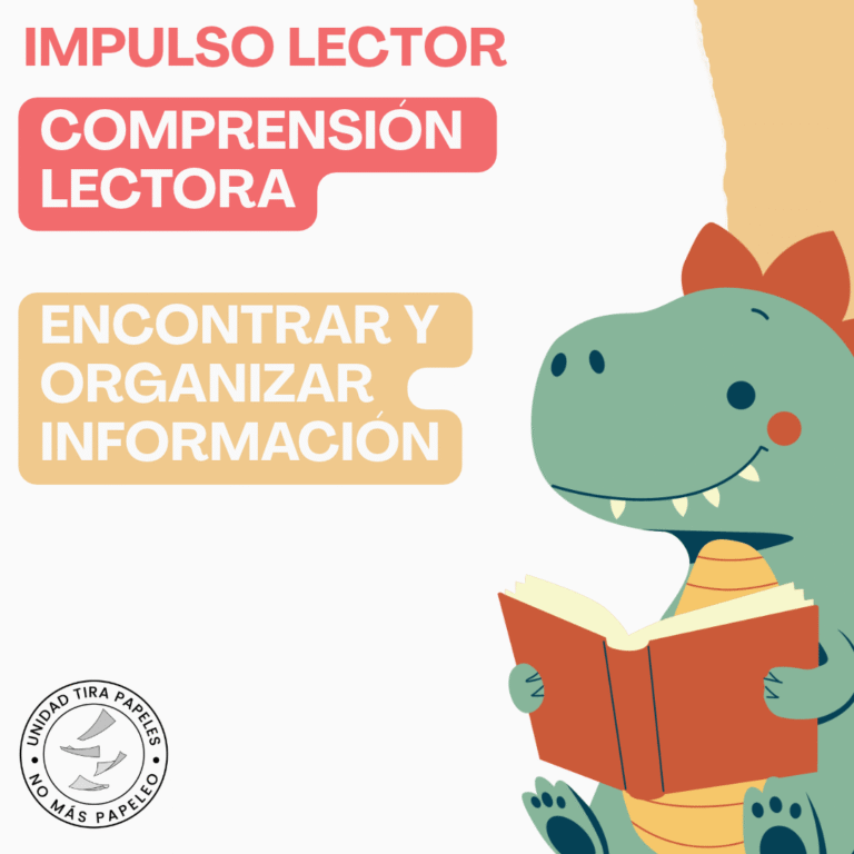Portada de Cuadernillos para Impulso Lector: Comprensión lectora: encontrar y organizar información.