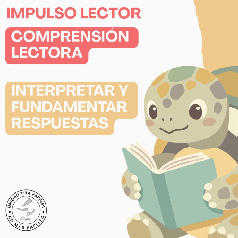Portada de Cuadernillos para Impulso Lector: Comprensión lectora: interpretar y fundamentar respuestas.