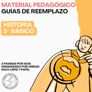 Guías de Reemplazo Historia 5° Básico · Portada
