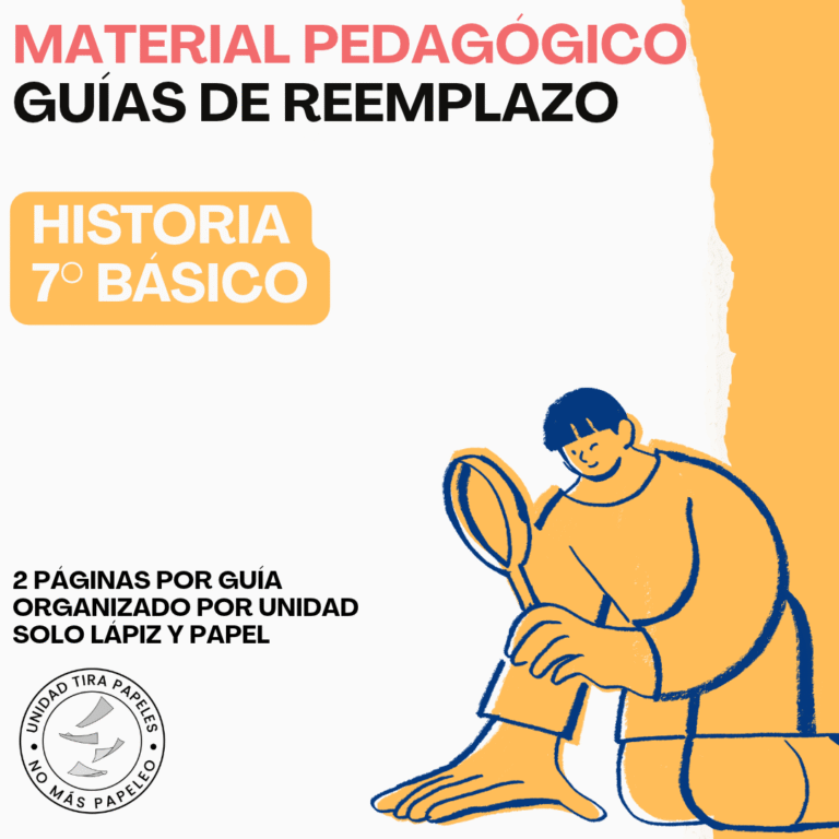 Guías de Reemplazo Historia 7° Básico · Portada