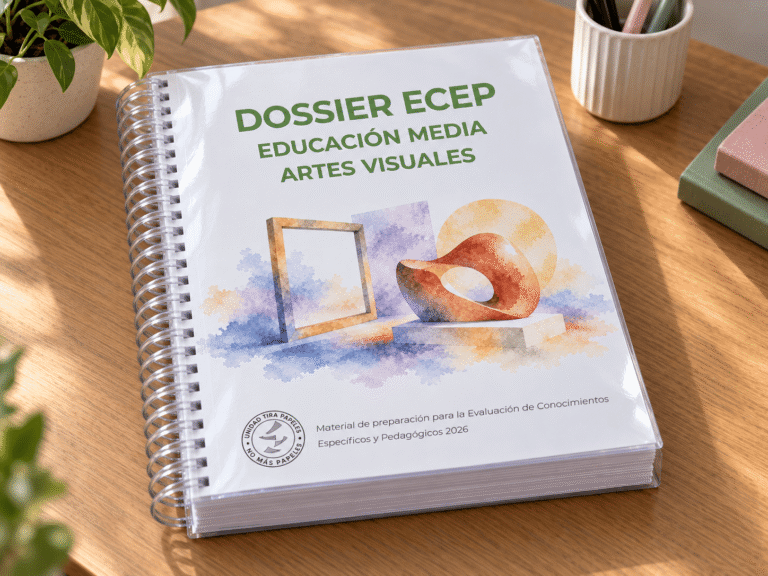 Dossier ECEP 2026 Artes Visuales de Educación Media impreso y anillado