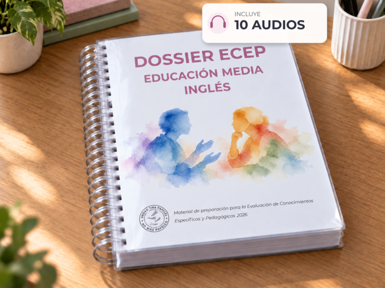 Portada del dossier ECEP Inglés Media con 10 audios