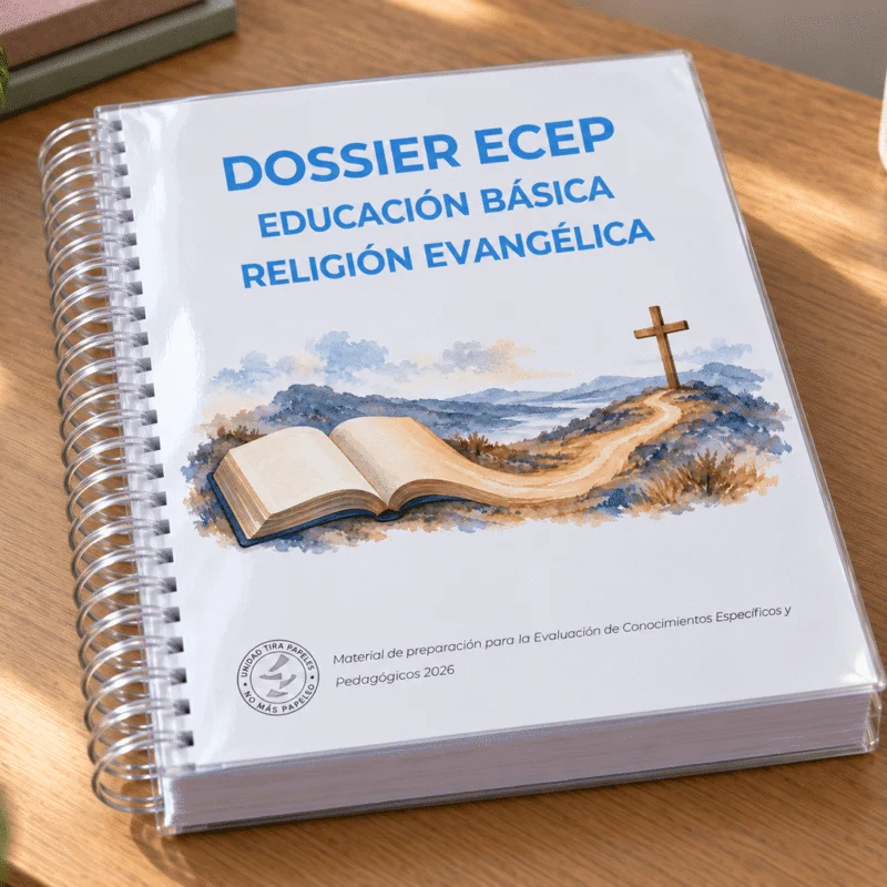 Dossier ECEP 2026 Religión Evangélica Básica impreso y anillado